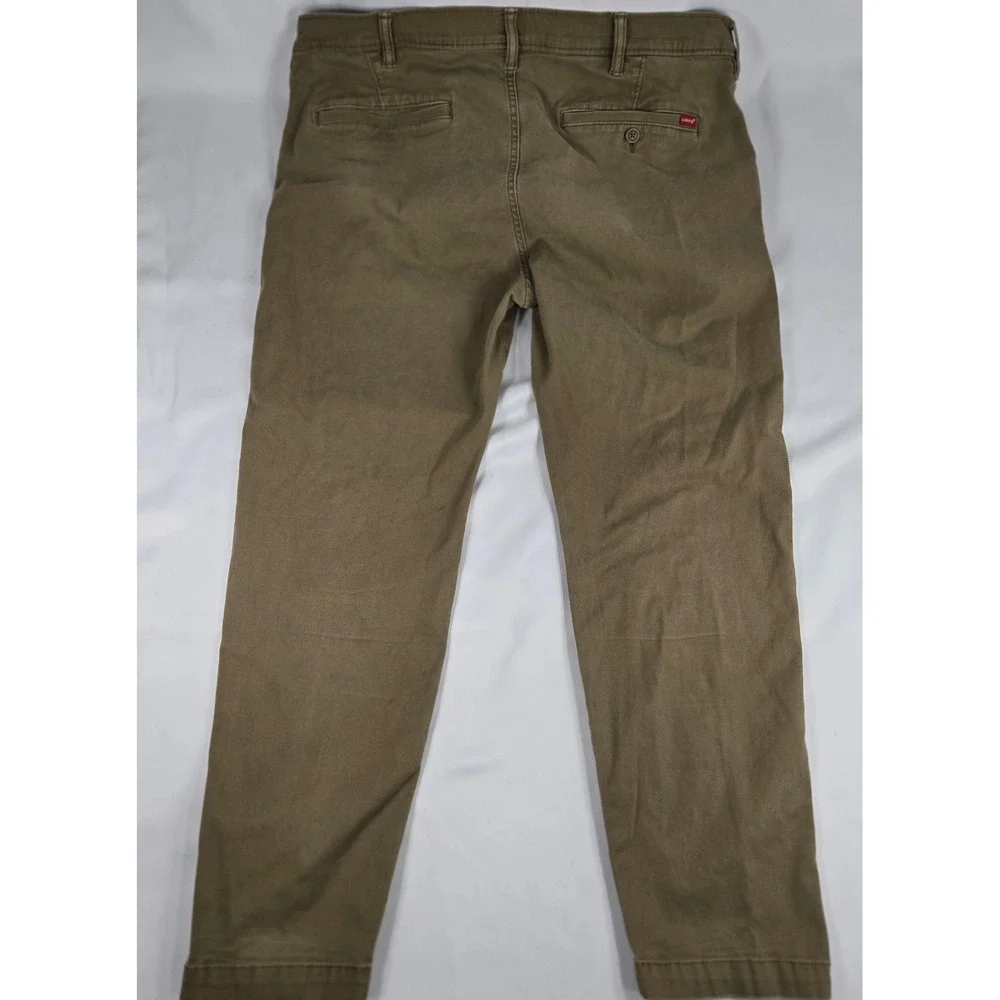 Levi's XX Chino Standard Taper Beige Tan‎ Pants Casual 38x30 (36x28)